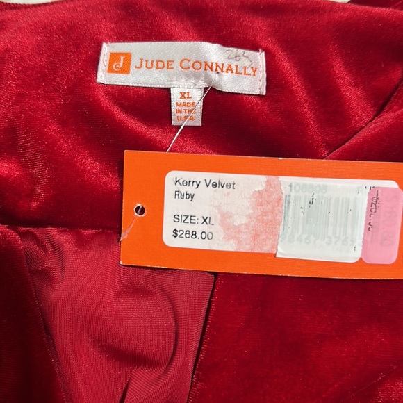 NWT JUDE CONNALLY Kerry Ruby Stretch Velvet Dress - Picture 7 of 9